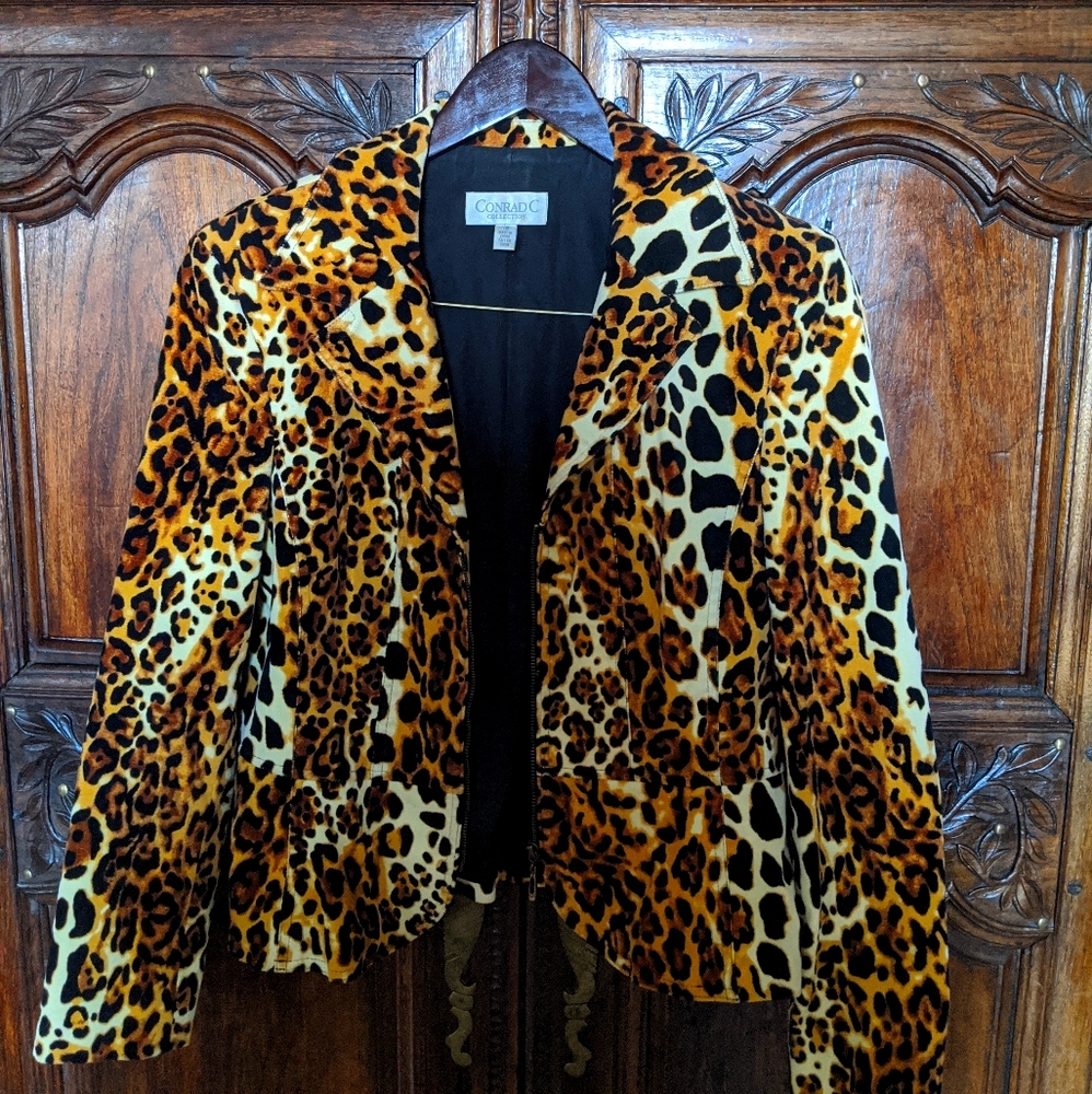 Conrad Leopard Print Jacket